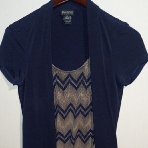 Enfocus Studio Navy Blue Dress
